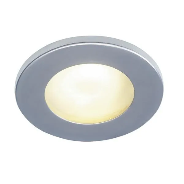 Deckeneinbauring Dolix OUT MR16 silbergrau IP44 SLV 111008