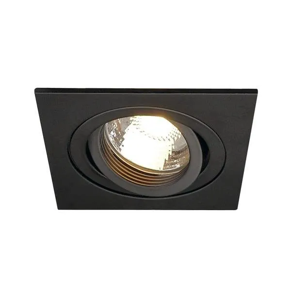 Deckeneinbauring Halogen NEW TRIA I GU10, schwarz matt SLV 113491