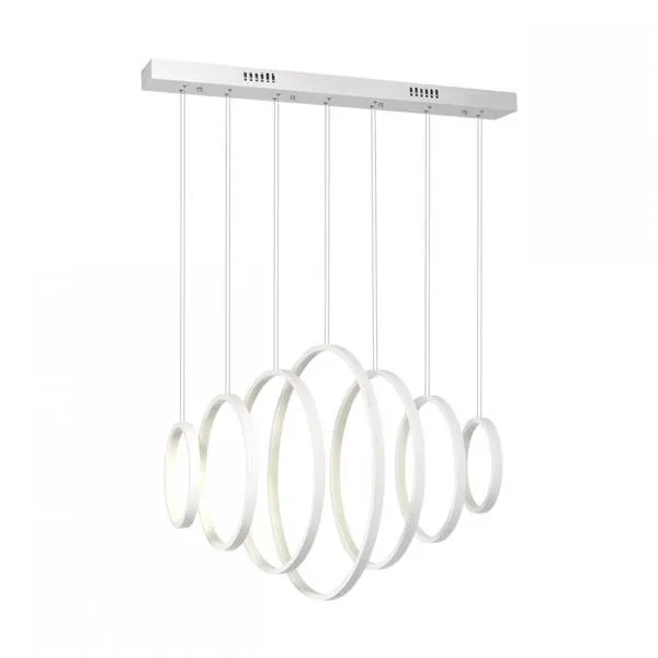 Deckenleuchte Deckenlampe Hängeleuchte Hängelampe Pendelleuchte 86W Weiß A+ Milagro VERTIGO 335