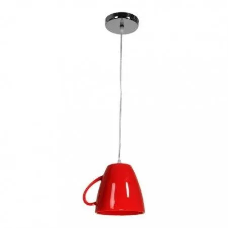 Deckenleuchte Deckenlampe Hängeleuchte Hängelampe Pendelleuchte rot 40W Milagro TEA TIME 310