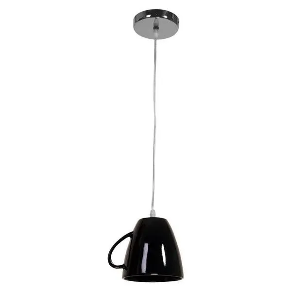 Deckenleuchte Deckenlampe Hängeleuchte Hängelampe Pendelleuchte schwarz 40W Milagro TEA TIME 312