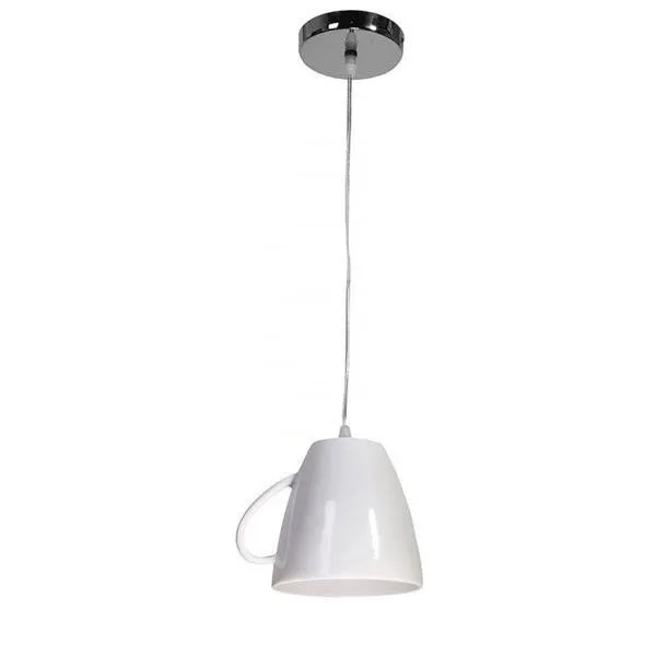 Deckenleuchte Deckenlampe Hängeleuchte Hängelampe Pendelleuchte weiß 40W Milagro TEA TIME 311