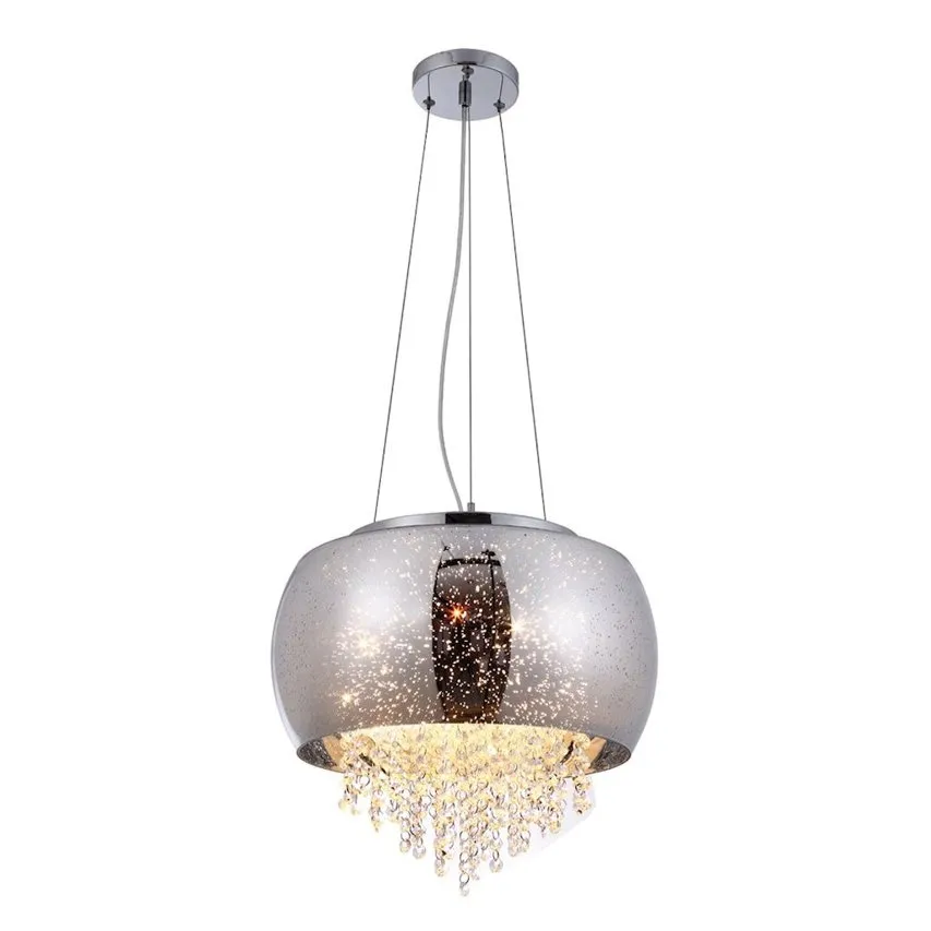 Deckenleuchte Hängelampe Pendelleuchte Glamourlampe Moderne Lampe 3x40W/E14 Milagro STARLIGHT 241