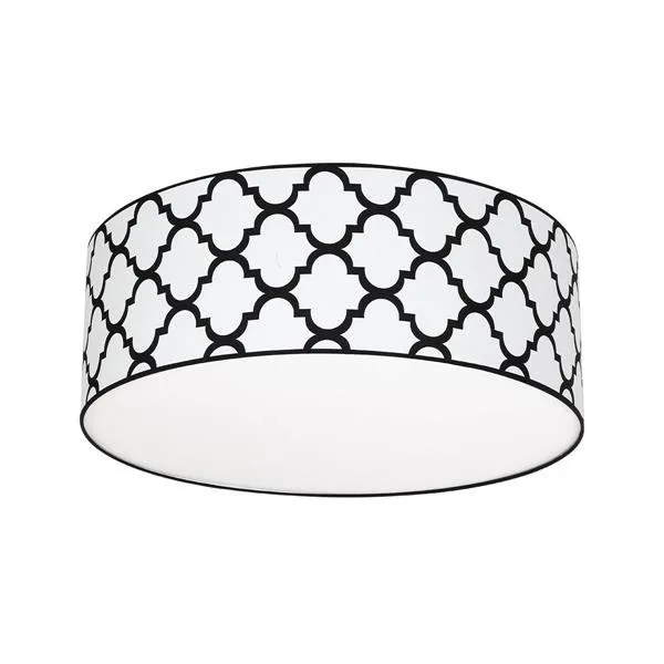 Deckenleuchte Hängeleuchte 3x E27 weiß schwarz rund Milagro PIERRE WHITE MLP4409