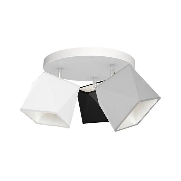 Deckenleuchte Pendelleuchte Hängeleuchte 3xE27 silber weiß schwarz Milagro FRANK MLP4710