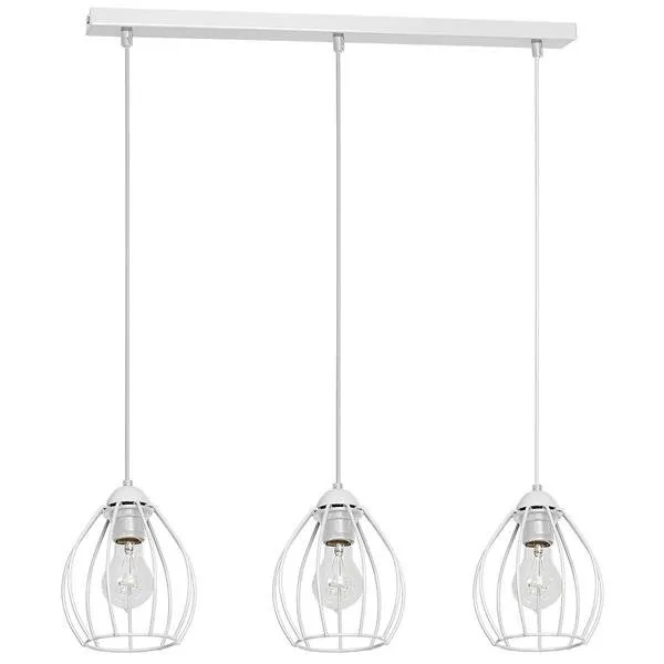 Deckenleuchte Pendelleuchte Hängeleuchte 3xE27 weiß modern Milagro DON WHITE MLP743