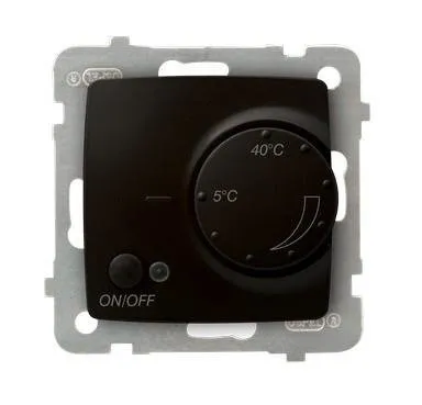 Der Temperaturregler mit Luftsensor Schokoladen metallic Ospel Karo RTP-1SN/m/40