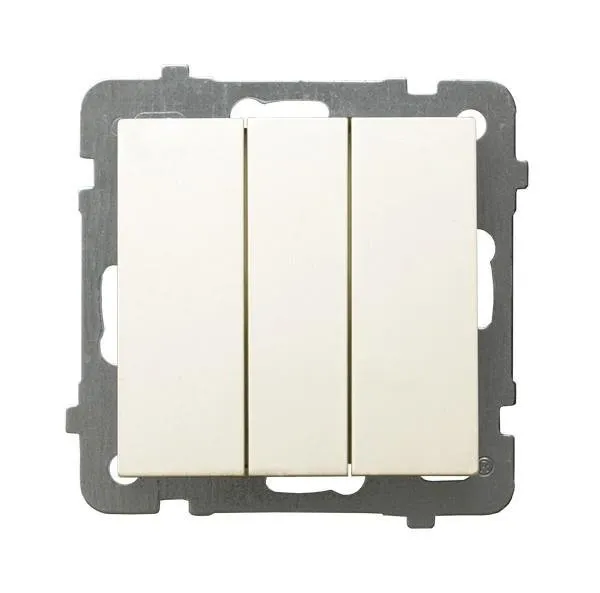 Dreifacher Taster ecru Ospel As ŁP-13G/m/27