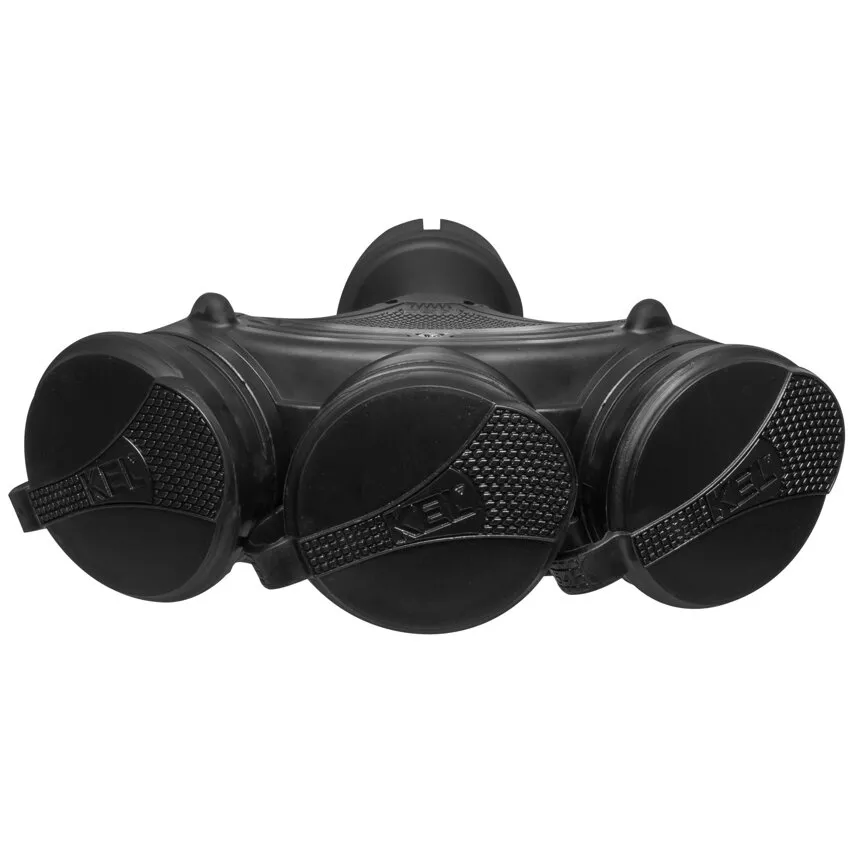 Dreifachverteiler mit hermetischer Abdeckung, 3x2p+Z, IP54 W-01154 PLASTROL