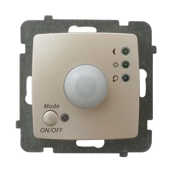 Ein elektronischer Bewegungssensor ecru perlmuttfarben Ospel Karo ŁP-16S/m/42