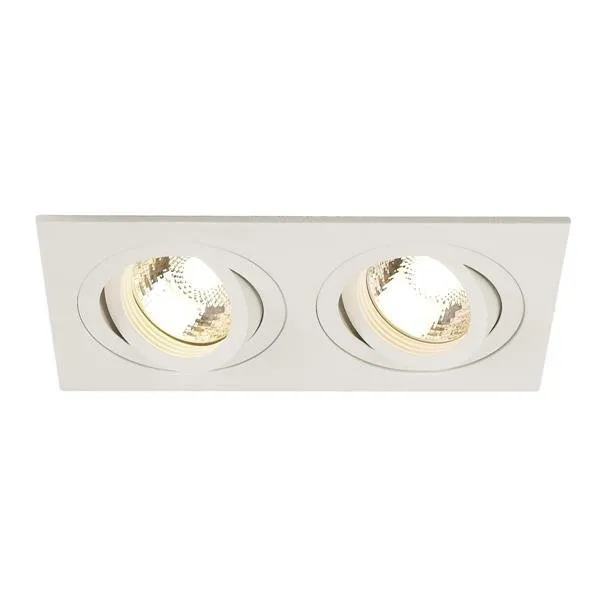 Einbauleuchte Downlight NEW TRIA II MR16 Square weiß SLV 113502