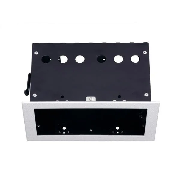 Einbaurahmen AIXLIGHT PRO 50 2 FRAME, silbergrau/schwarz SLV 115314