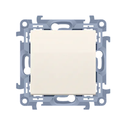 Einfachschalter (Modul) 10AX 250V cremefarben Simon 10