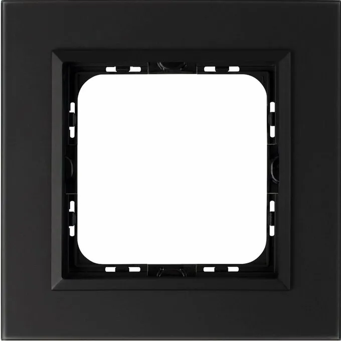 Einzelner Rahmen Schwarzes mattiertes Glas 4mm - R-1RGC/79/33 Sonata Prestige