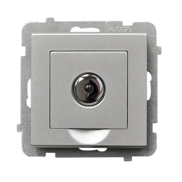 Elektronischer Dimmer gesteuert mit Fernbedienung oder Berührung Silber matt ŁP-8RE/m/38