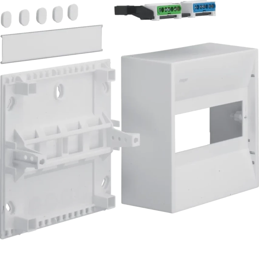 GAMMA Kleinverteiler, Aufputz, 8 Module, IP30 Hager GD108N