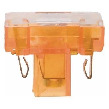 Glimmaggregat mit N-Klemme Modul-Einsätze orange 167504 HAGER
