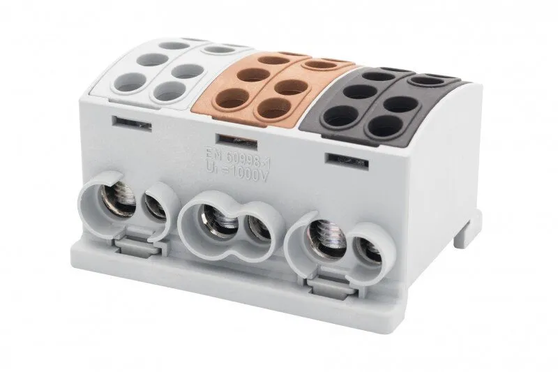 HLK-Klemme 3x100A-2 (1x25,1x16 / 1x25,1x16) (3L) F-electro