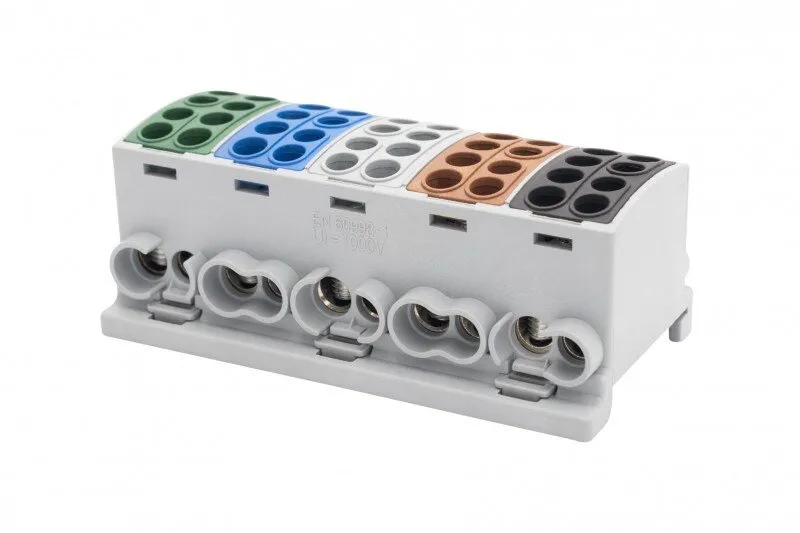 HLK-Klemme 5x100A-2 (1x25,1x16/1x25,1x16)(3L+N+PE) F-elektrisch