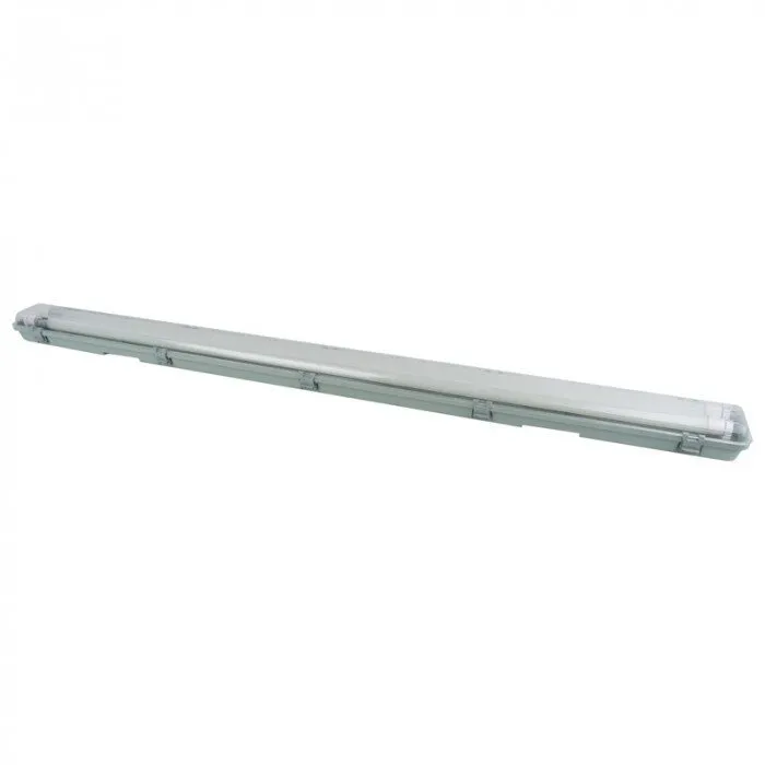 Hermetisches Leuchtenset + 2 x LED-Röhre G13 18W 6500K kaltweiß 1800lm 120cm IP65 Eco Light