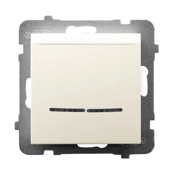 Hotelkartenschalter mit Hintergrundbeleuchtung orange Ecru Ospel Aria ŁP-15US/m/27