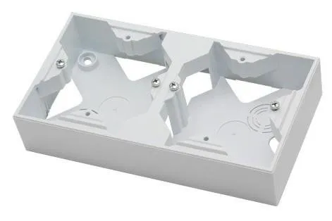 Installationsdose zur Serie As doppelte weiss Ospel As PNP-2G/00