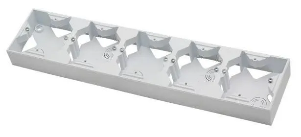 Installationsdose zur Serie As fünffache weiss Ospel As PNP-5G/00