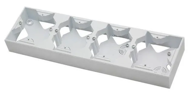 Installationsdose zur Serie As vierfache weiss Ospel As PNP-4G/00