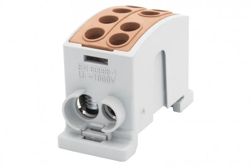 Klemme HLK 125A-2 (1x35,1x25 / 1x35,1x25)-braun F-elektrisch