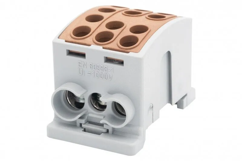 Klemme HLK 125A-3 (1x35,2x25 / 1x35,2x25)-braun F-Elektro