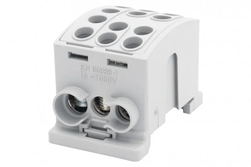 Klemme HLK 125A-3 (1x35,2x25 / 1x35,2x25)-grau F-elektrisch