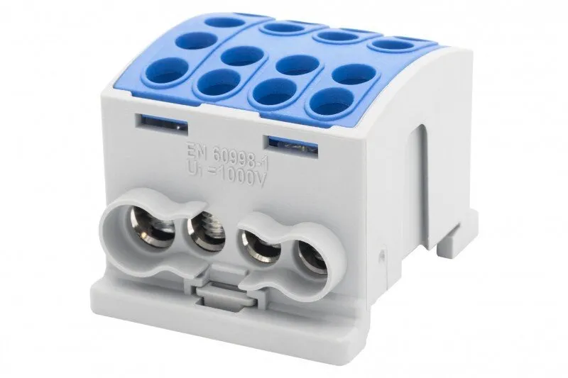 Klemme HLK 125A-4 (1x35,3x25 / 1x35,3x25)-blau F-elektrisch