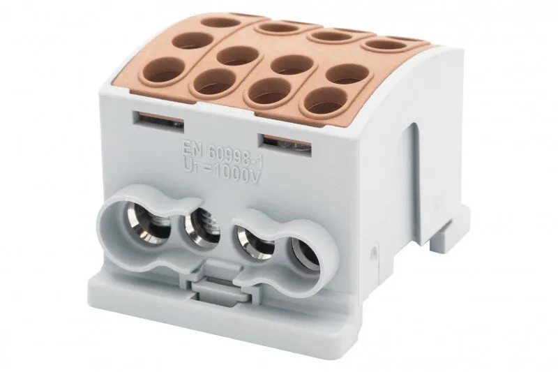 Klemme HLK 125A-4 (1x35,3x25 / 1x35,3x25)-braun F-Elektro