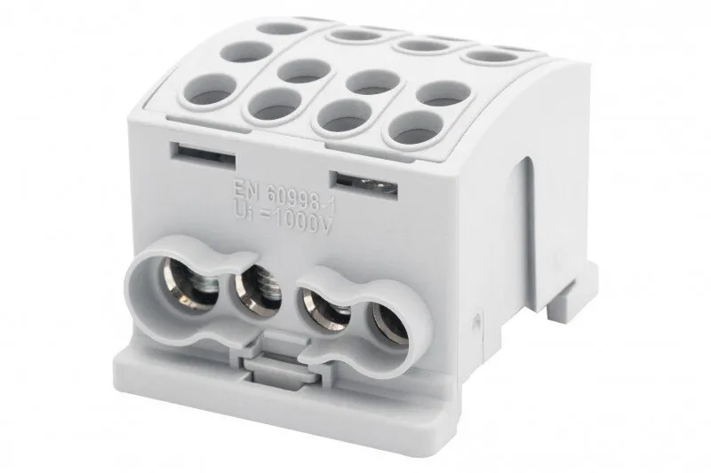 Klemme HLK 125A-4 (1x35,3x25 / 1x35,3x25)-grau F-elektrisch