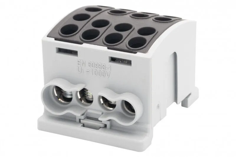 Klemme HLK 125A-4 (1x35,3x25 / 1x35,3x25)-schwarz F-electro