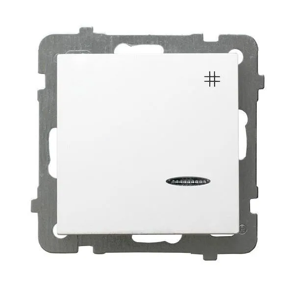 Kreuzschalter mit Hintergrundbeleuchtung orange weiss Ospel As ŁP-4GS/m/00