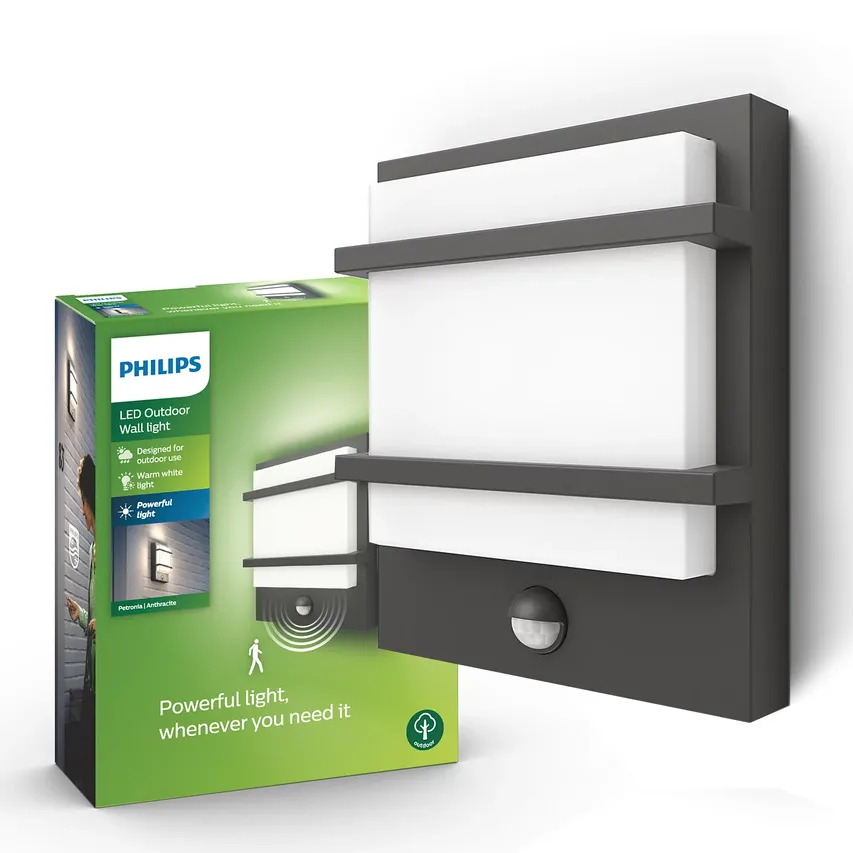 LED Garden Lampe Wandleuchte Wandlampe Petronia 3000K 12W 220–240V Mit Sensor