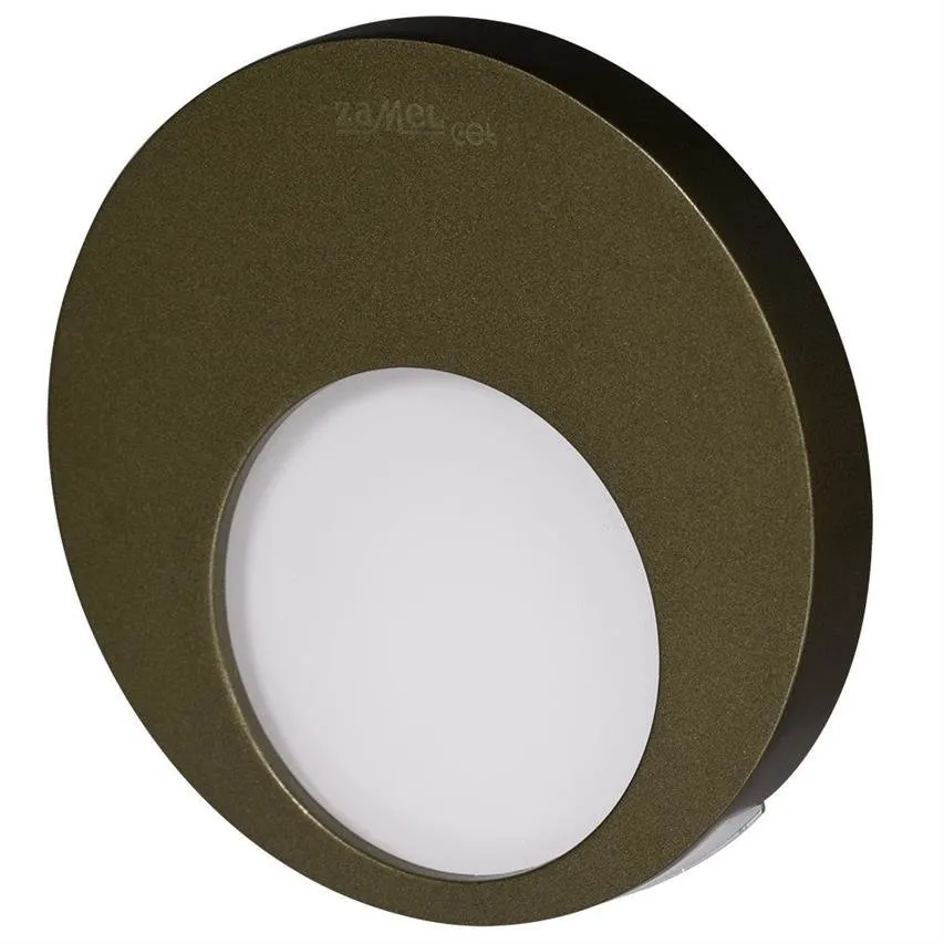 LED-Leuchte Muna Aufputz 14V DC, gold, warmweiß 02-111-42 Ledix Zamel