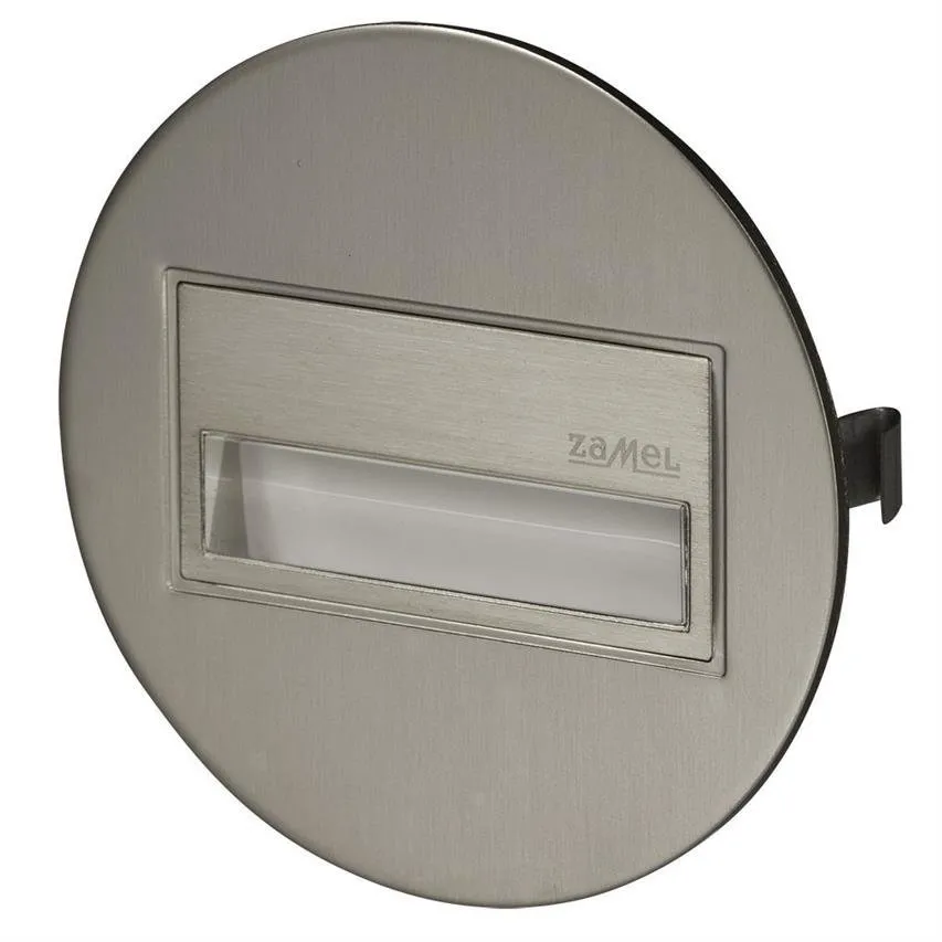 LED-Leuchte Sona rund Unterputz 14V DC, Edelstahl, kaltweiß 13-211-21 Ledix Zamel