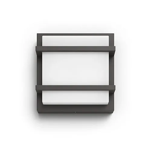 LED PETRONIA 3.8W 2700K 800lm IP44 anthrazit Wandleuchte für den Außenbereich Philips