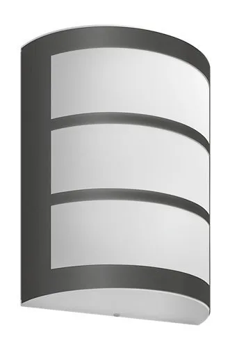 LED PYTHON 3.8W 2700K 800lm IP44 anthrazitfarbene Außenwandlampe Philips