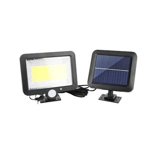 LED SUNARI FLS-06 COB PIR Solarlampe 8W 600lm 6000K 1800mAh T-90817 PLASTROL