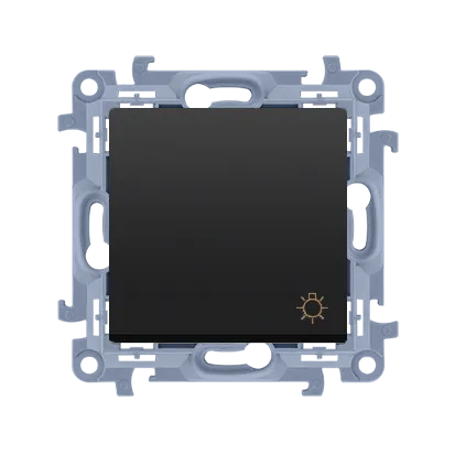 Lichttaster (Modul) 10AX 250V matt schwarz Simon 10