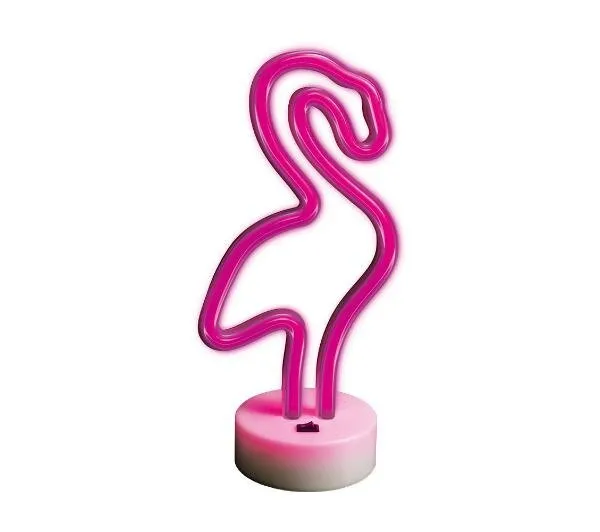 Neon LED FLAMING Stehlampe rosa FSNE01 T-90834 PLASTROL