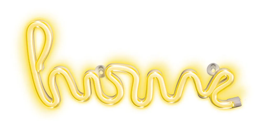 Neon LED HOME Wandleuchte weiß warm Bat + USB FLNE21 T-90824 PLASTROL