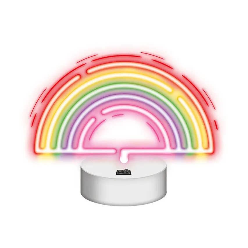 Neon LED Regenbogen mehrfarbig Standleuchte NNE09 Neolia T-90831 PLASTROL