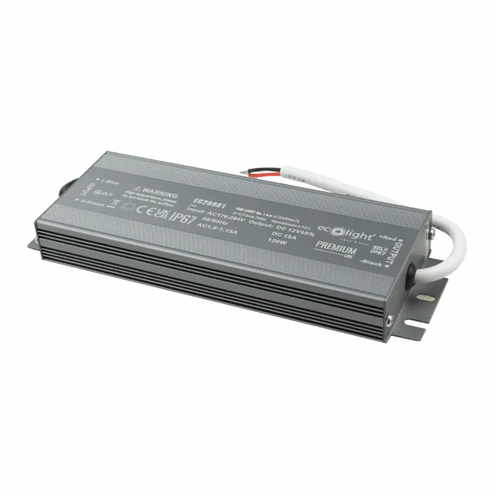 PREMIUM 120W 12V hermetisches Netzgerät IP67 Eco Light