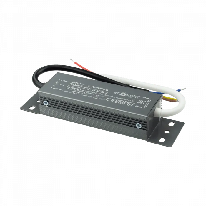 PREMIUM 20W 12V IP67 hermetisches Netzteil Eco Light