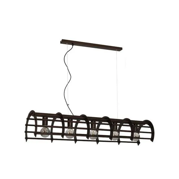 Pendelleuchte Hängeleuchte 5xE27 schwarz Milagro MARKUS MLP3745