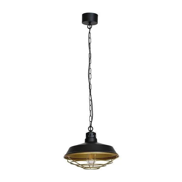 Pendelleuchte Hängeleuchte modern Lampe Metall schwarz 1xE27 Milagro FREDRIK MLP3688